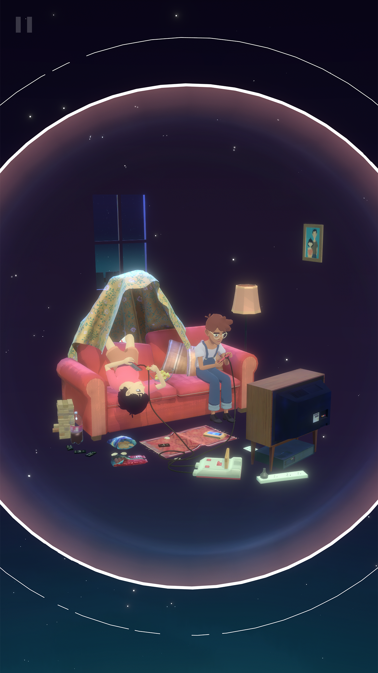 Frendt reaching for a memory orb